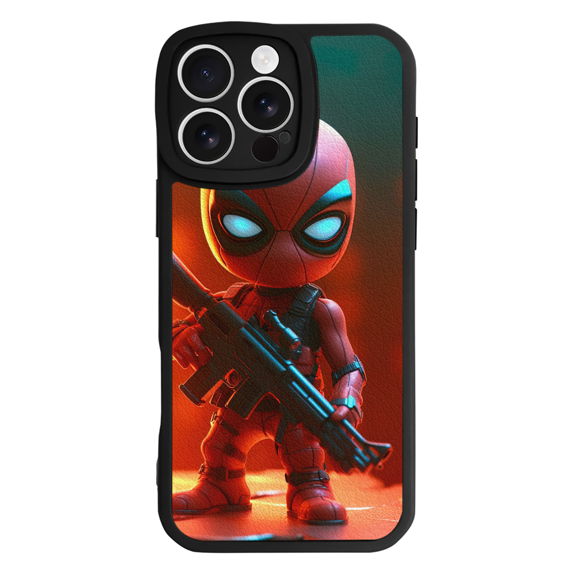 （画像用） Spider Man スパイダーマン 【iPhone 16シリーズ対応】シリコンスマホケース（レザー調） 材質：シリコン